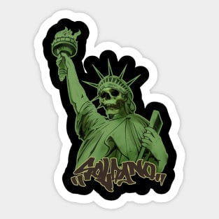 Liberty or death Sticker